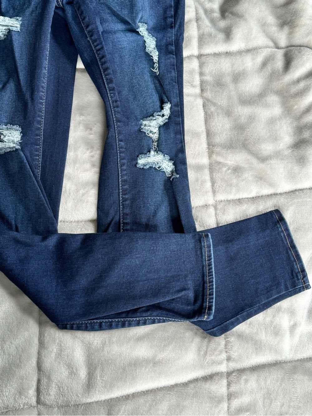 SO Women High-Rise Jeans - Dark Blue - Picture 5 of 6